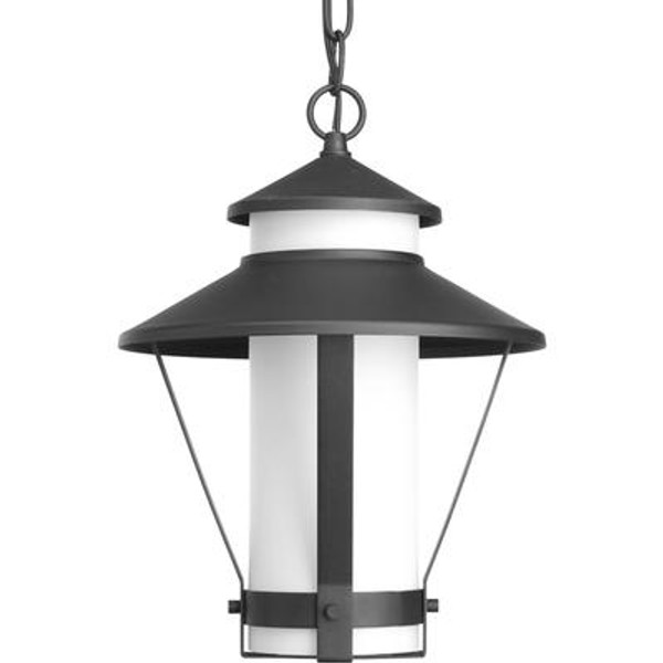 Via Collection 1-light Black Hanging Lantern