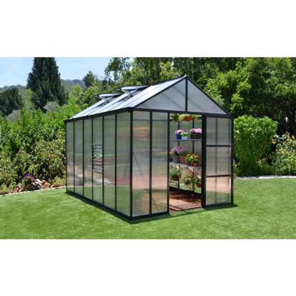 Palram 8 Feet X 16 Feet Glory Heavy Duty Greenhouse