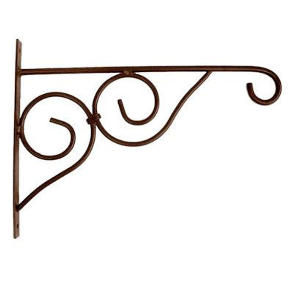 15 In. Victorian Plant Bracket-Rust