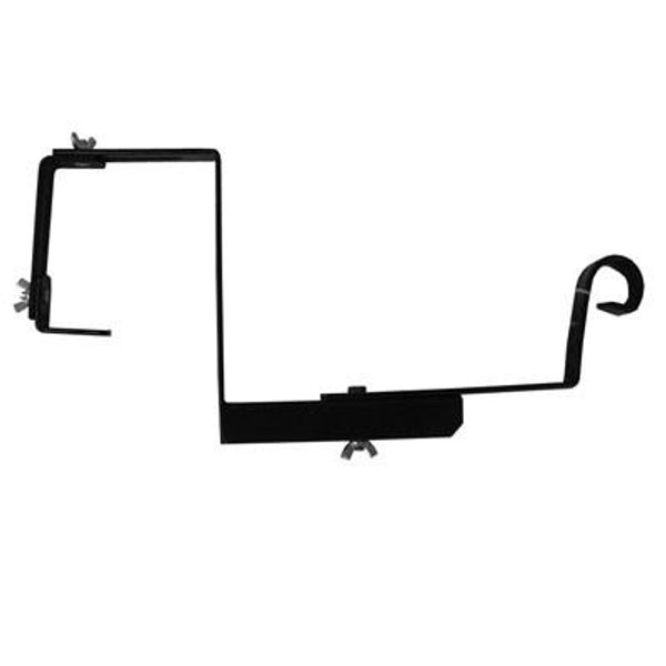 12 In. Adjustable Railing Bracket-Black