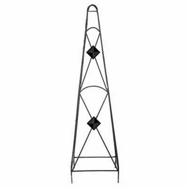 45 In. X 12 In. X 12 In. Diamond Obelisk-Black