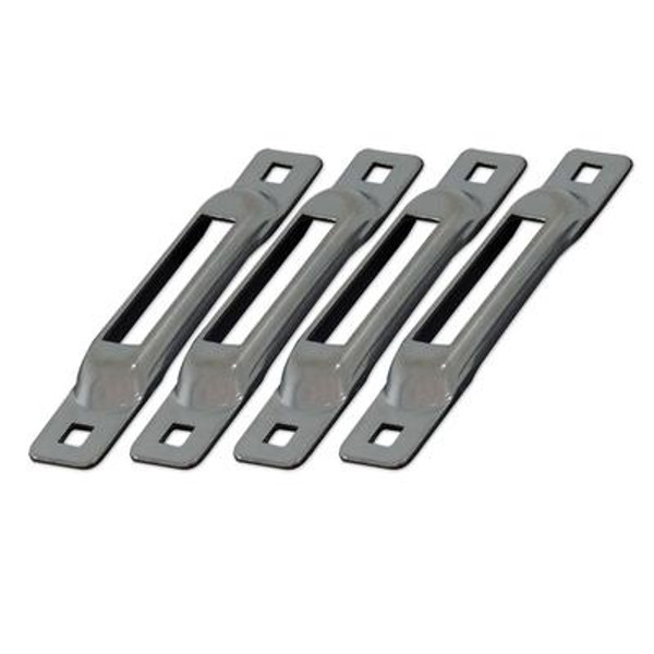 Zinc SNAP-LOC  E-Track Single Zinc 4 Pack