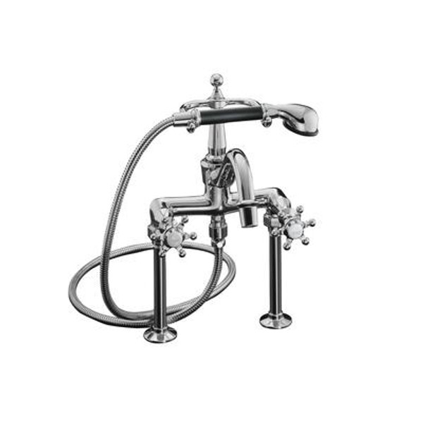 Antique Bath Faucet In Polished Chrome