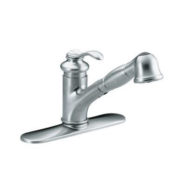 Fairfax Single-Control Kitchen Sink Faucet In Brushed Chrome