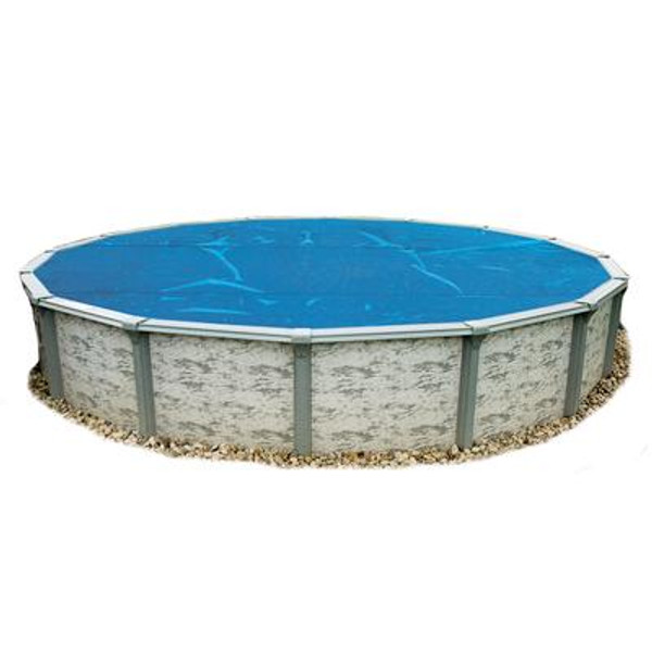 30-Feet Round 8-mil Solar Blanket for Above Ground Pools - Blue