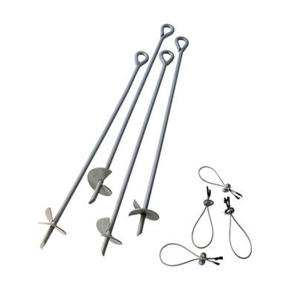 ShelterAuger Earth Anchors 30 Inch 4 Piece Set