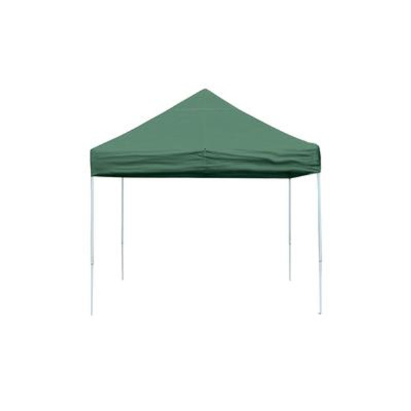 Pro 10 x 10 Green Straight Leg Pop-Up Canopy