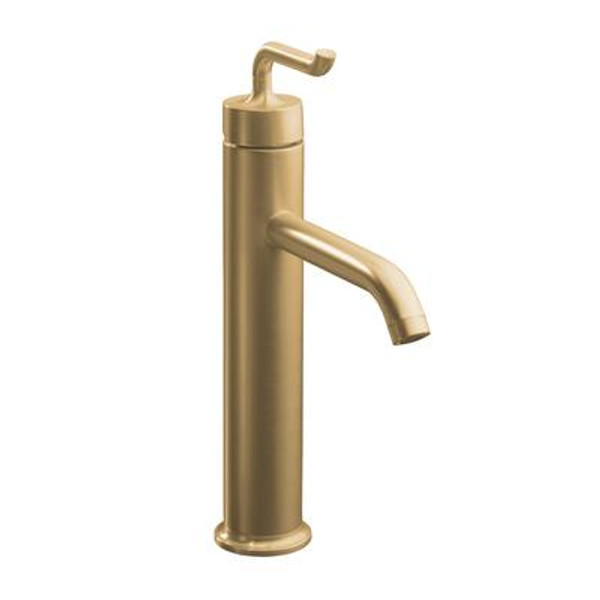 Purist Tall Single-Control Lavatory Faucet In Vibrant Brushed Bronze
