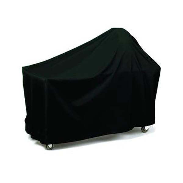 Round Or Egg Shape With Long Table - Black Grill Cover