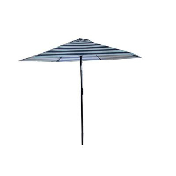 7.5 FT Steel Umbrella Navy Blue