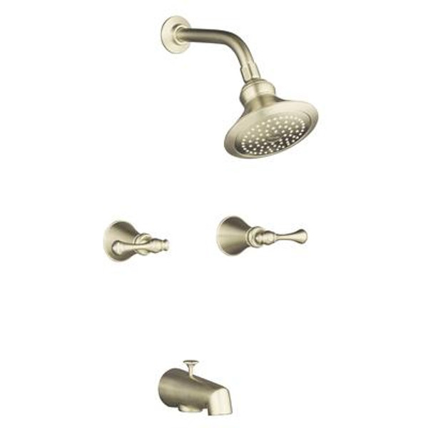 Revival Bath And Shower Faucet In Vibrant Brushed Nickel