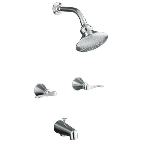 Revival Bath And Shower Faucet In Polished Chrome