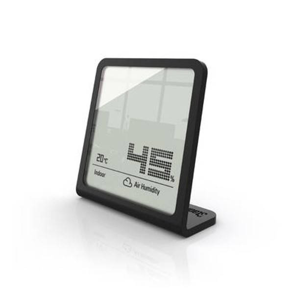 Selina Black Hygrometer - Measures Humidity And Temperature Simultaneously