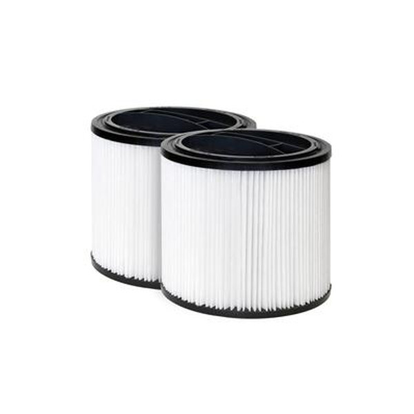 Wet/Dry Vacuum 2 Pack Replacement Standard Filter Cartridges