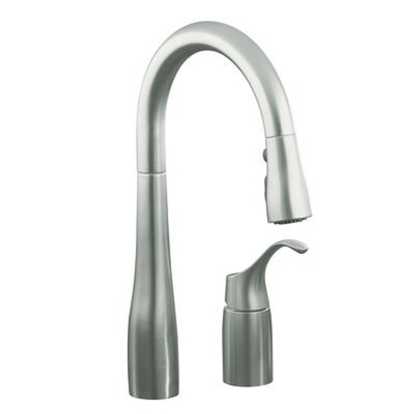 Simplice Pull-Down Secondary Sink Faucet In Vibrant Stainless