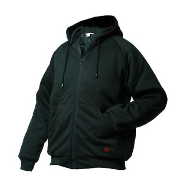 Hooded Jersey Bomber Black X Large