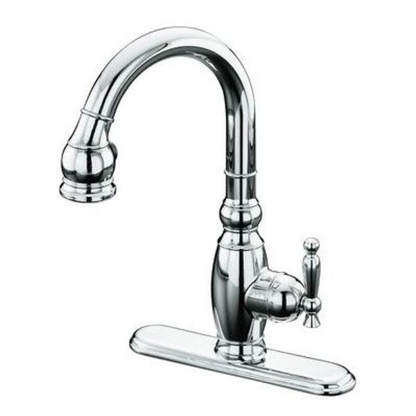 Vinnata Secondary Kitchen Sink Faucet In Polished Chrome