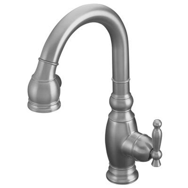 Vinnata Secondary Kitchen Sink Faucet In Brushed Chrome