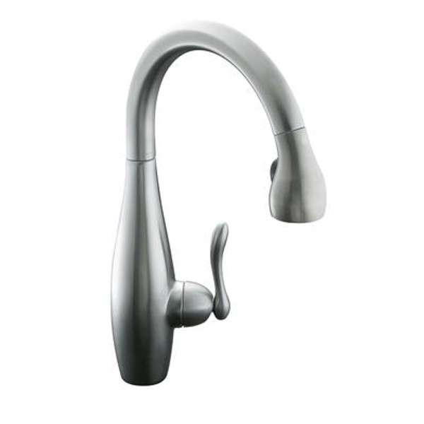 Clairette Kitchen Sink Faucet In Vibrant Stainless