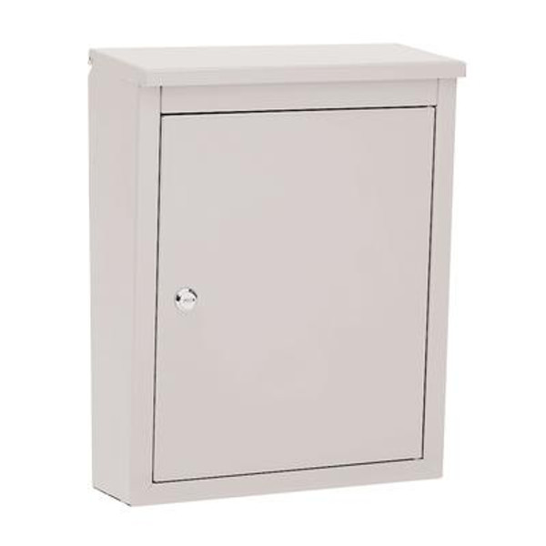 Soho Locking Wall Mount Mailbox Pearl Gray