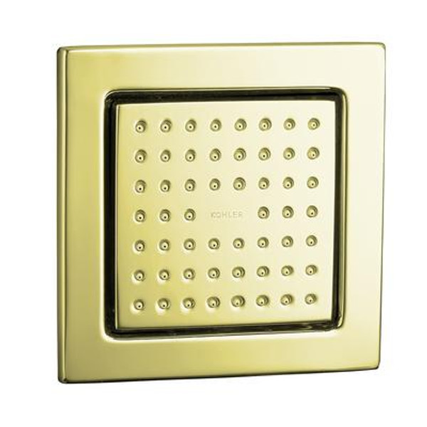 Watertile Square 54-Nozzle Bodyspray In Vibrant French Gold