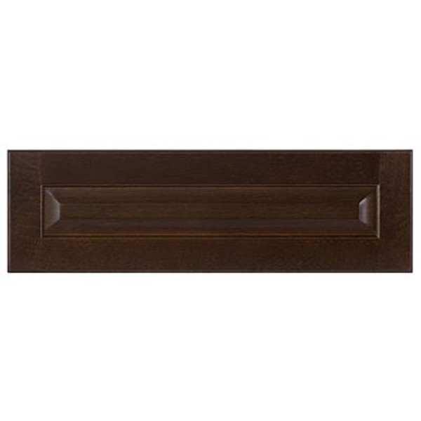 Wood Drawer front Naples 23 3/4 x 7 1/2 Choco