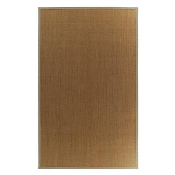 Natural Sisal Area Rug with Tan Border &#150; 5 Ft. x 8 Ft.