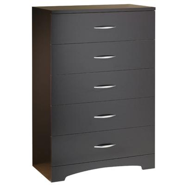 Lux 5-Drawer Chest Chocolate