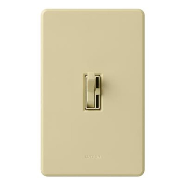 Three-Way Toggle 600w Dimmer in Ivory