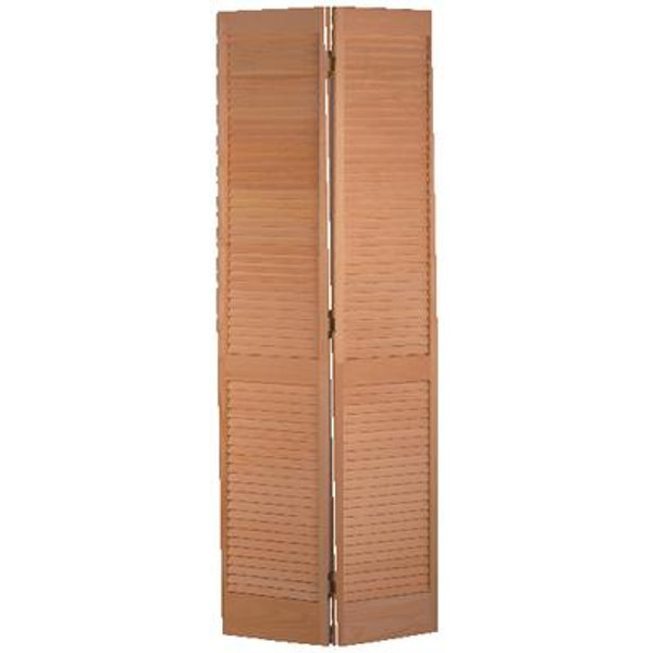 Clear Pine Full Louver Bifold 30in x 80in