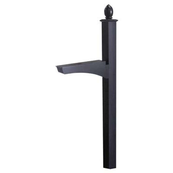 Black Decorative In-ground Post