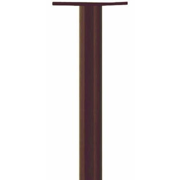 Oil Rubbed Bronze Basic In-ground Round Post