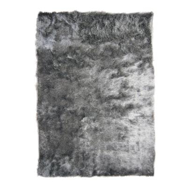 Silky Grey 9 Ft. x 12 Ft. Area Rug