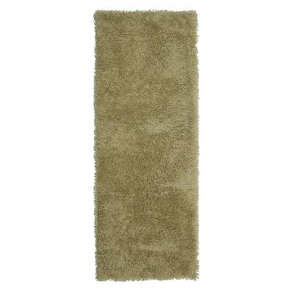 Shag-ri-La Taupe 2 Ft. x 8 Ft. Area Rug