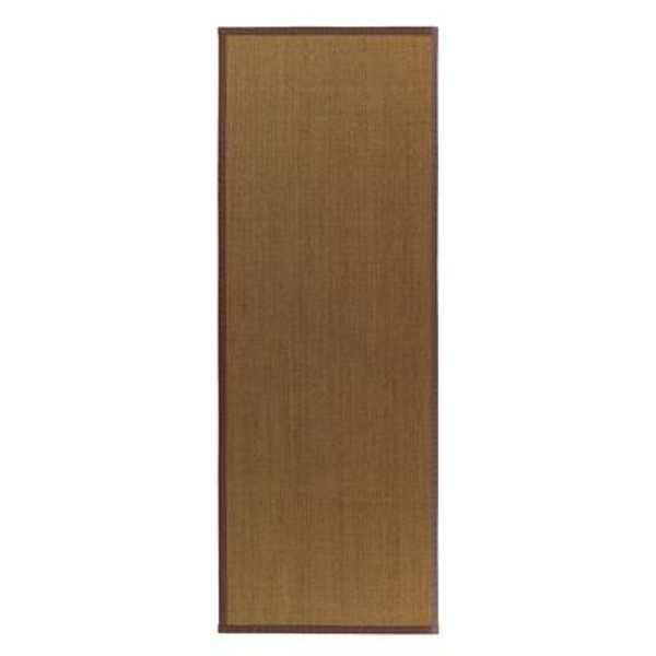 Natural Sisal Bound Brown #39 2 Ft. 6 In. x 8 Ft. Area Rug