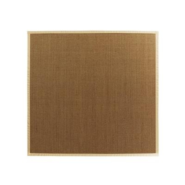 Natural Sisal Bound Cream #68 5 Ft. x 5 Ft. Area Rug