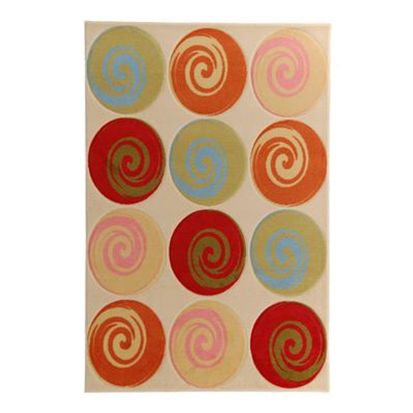 Kids being Kids Lollipop Sorbet 4 Ft. x 6 Ft. Area Rug