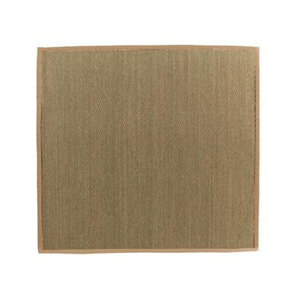 Natural Seagrass Bound Honey #37 5 Ft. x 5 Ft. Area Rug