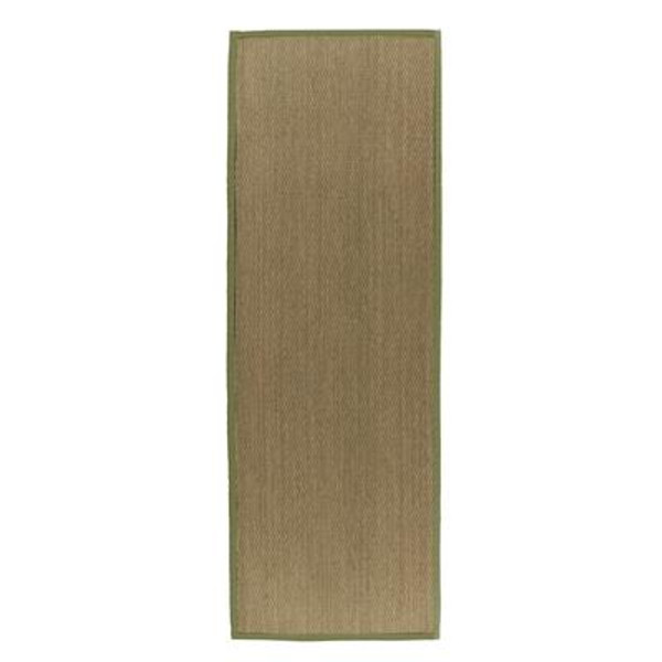 Natural Seagrass Bound Moss #62 2 Ft. 6 In. x 8 Ft. Area Rug