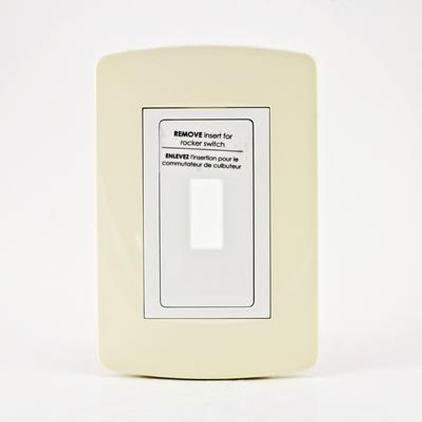 Retro-Fit Electrical Switch Plate Kit- Ivory 1-Gang