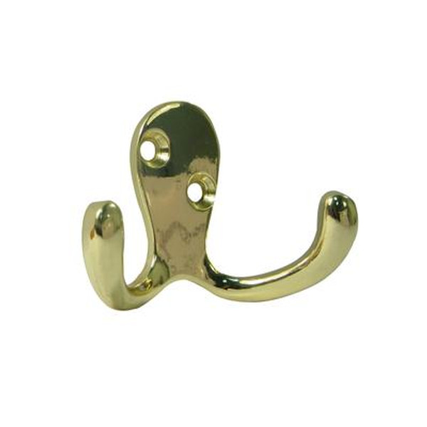 Wardrobe Hook - Brass