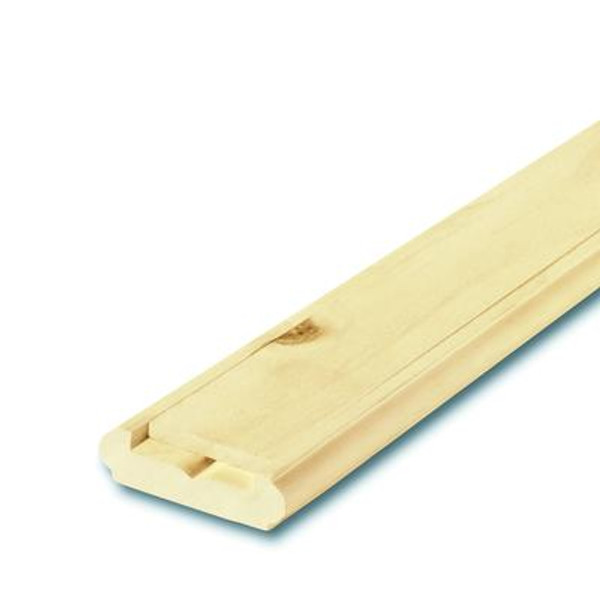 Knotty Pine Shoe Rail & Fillet 3/4 In. x 2-5/8 In. x 8 Ft.