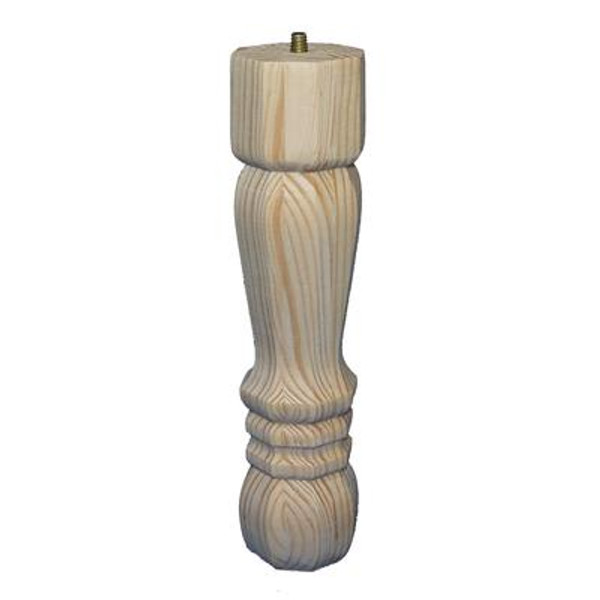 Pine Traditional Leg 2-1/8 In. x 2-1/8 x 9 In.