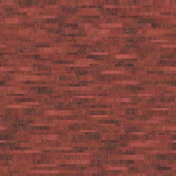 20.5 In. W Burgundy Mini Subway Tiles Wallpaper