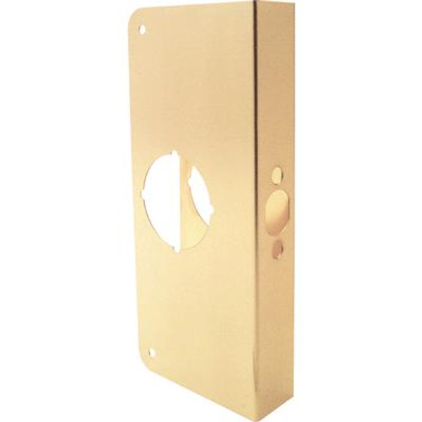 9 In. Brass Door Reinforcer