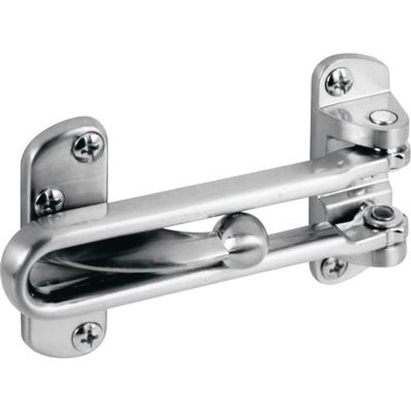 Satin Nickel Swing Bar Door Guard