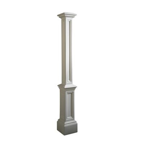Signature Lamp Post in White (Decorative Post Only)