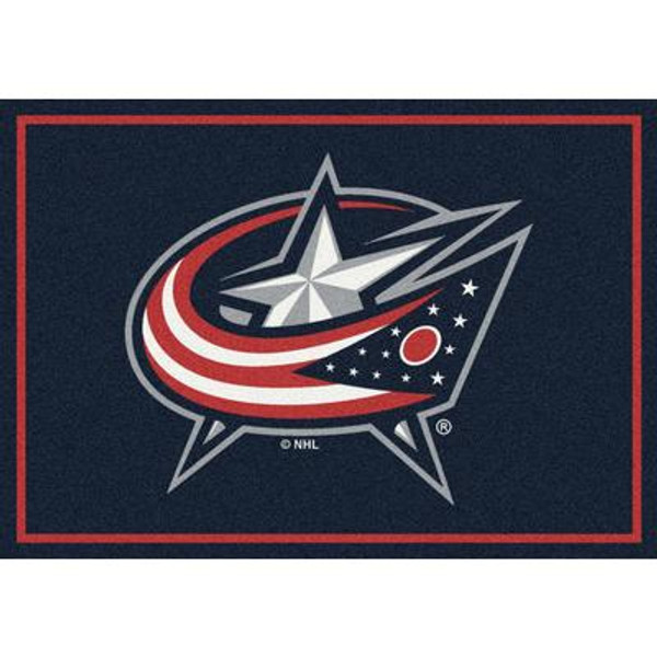 Columbus Bluejackets Spirit Rug 3 Ft. 10 In. x 5 Ft. 4 In. Area Rug