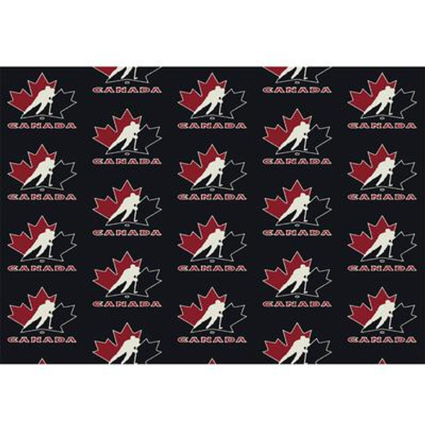 Team Canada Repeat Rug 7 Ft. 8 In. x 10 Ft. 9 In. Area Rug