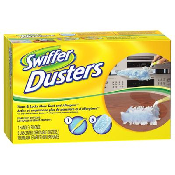 Swiffer Duster Starter Kit - Handle + 5 Cloths